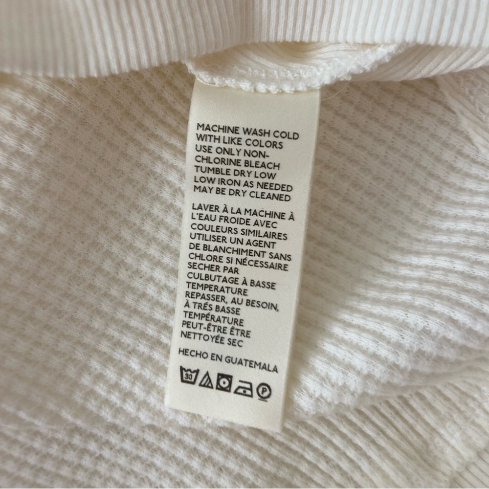 Free People Women’s Santa Clara Thermal Top in Alabaster - Picture 13 of 16